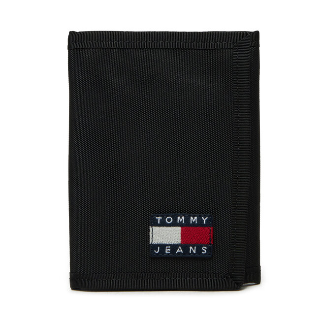 Duży Portfel Męski Tommy Jeans - Czarny