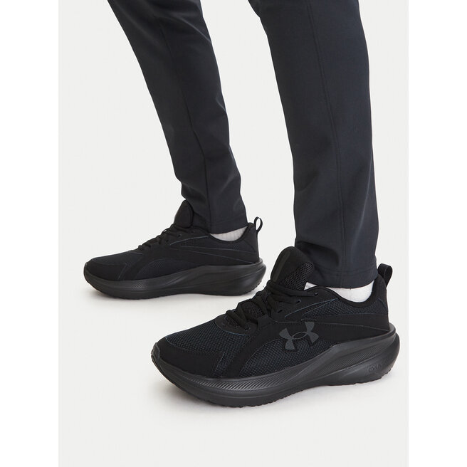 Buty do biegania Under Armour UA Charged+ Assert 11 6006723 Czarny - męskie