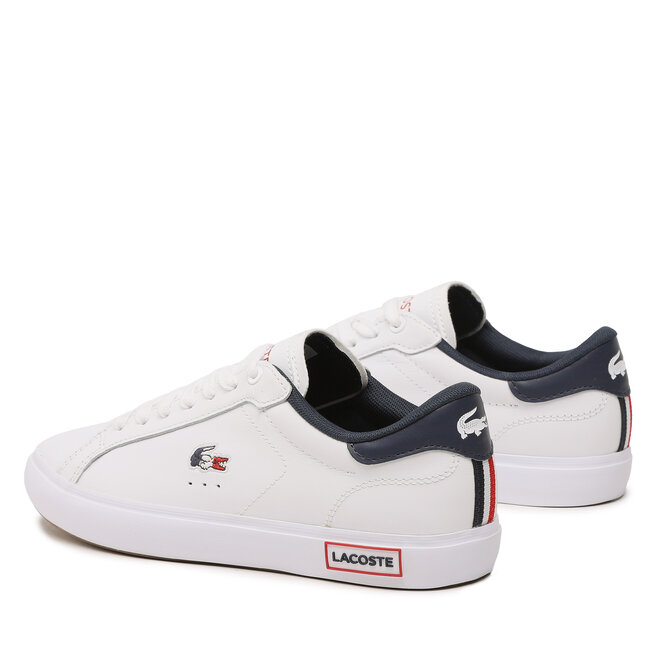 Lacoste Powercourt TRI22 Chaussures à lacets en Blanc, Hommes Chaussures  plates