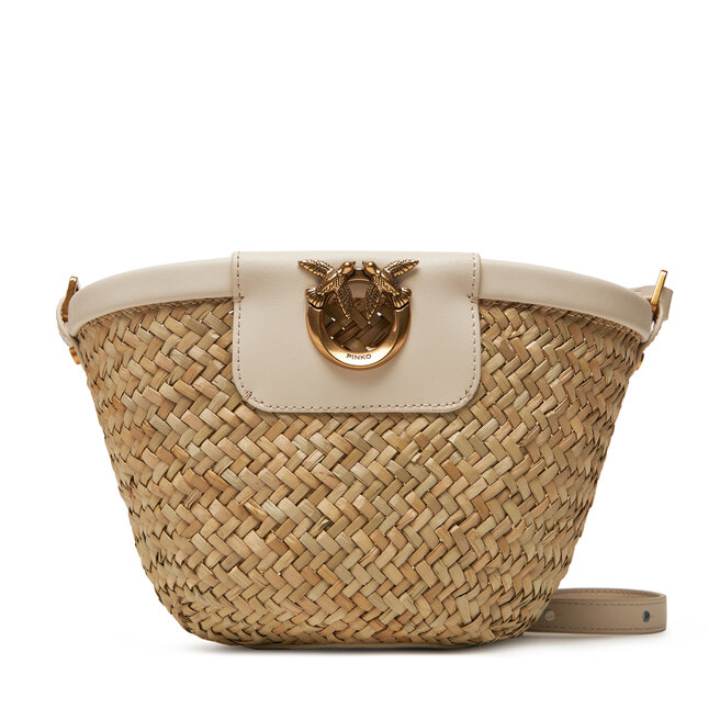 Torebka PINKO Love Summer Bucket PE 25 PLTT 103325 - Beżowy