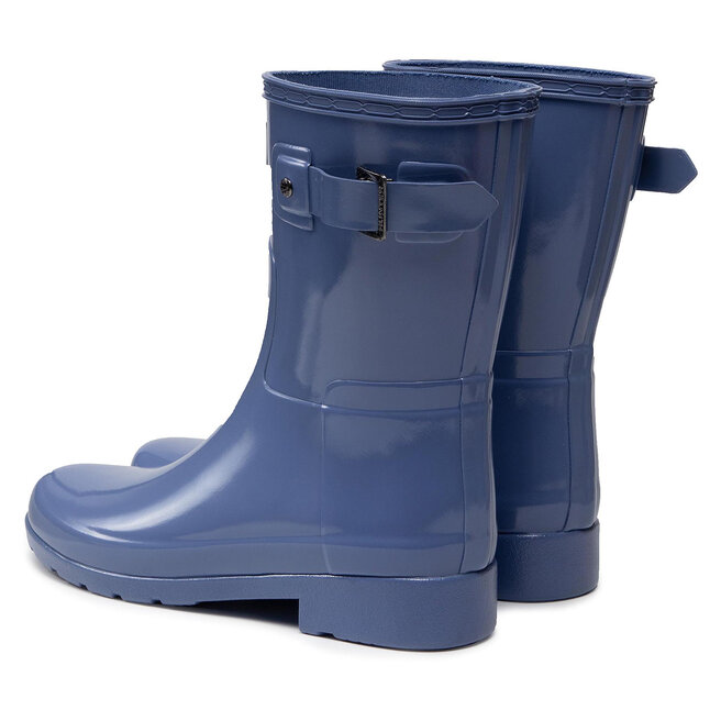 Botas de agua Hunter Org Refined Short Gloss WFS1098RGL Adder Blue
