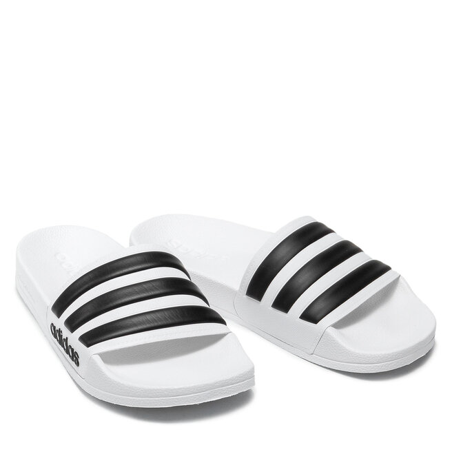 adidas Чехли adidas adilette Shower AQ1702 Ftwwht/Cblack/Ftwwht