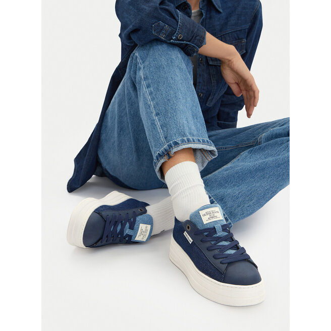 Sneakersy Guess Jeans WBEO-GSJ0917 Niebieski - kobiece