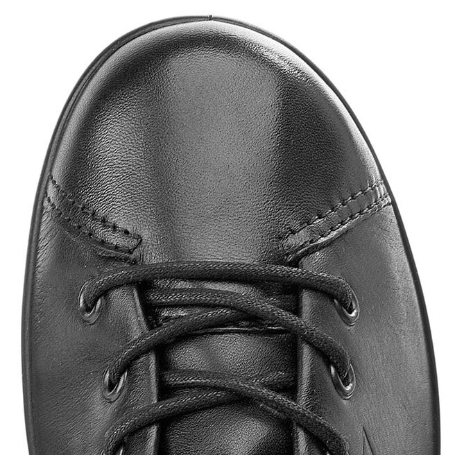 ECCO Poltopánky ECCO Soft 2.0 20650356723 Black With Black Sole
