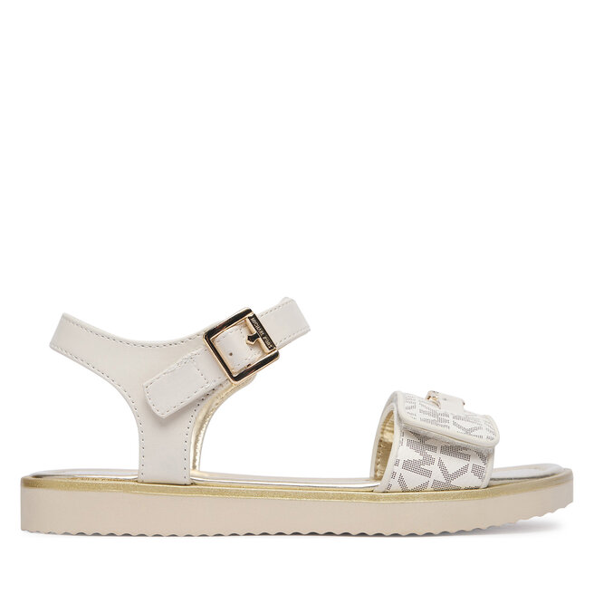 Sandały MICHAEL Michael Kors Brandy Kieran MK04170256 Biały - dziewczęce