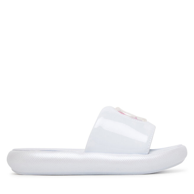 Klapki MICHAEL Michael Kors Raelynn Bubble MK03835101 Biały -