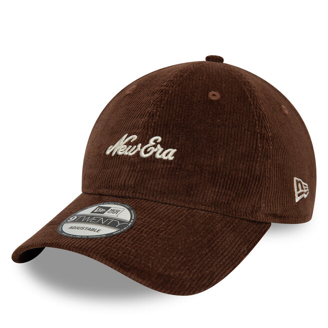 Czapka z daszkiem New Era Premium Cord 9Twenty - Brązowy