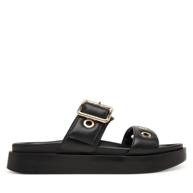 Klapki Inuikii Tilda Buckle 1004.003.0631 Czarny -