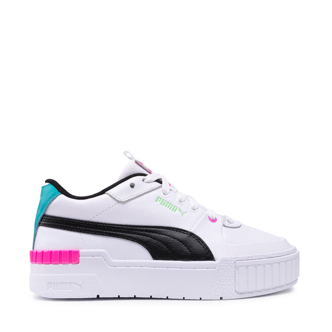 Puma cali sport white black pink clearance