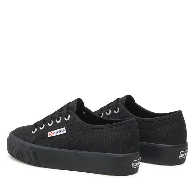 Superga Sneakers aus Stoff Superga 2730 Mid Platform S2127IW Full Black 996