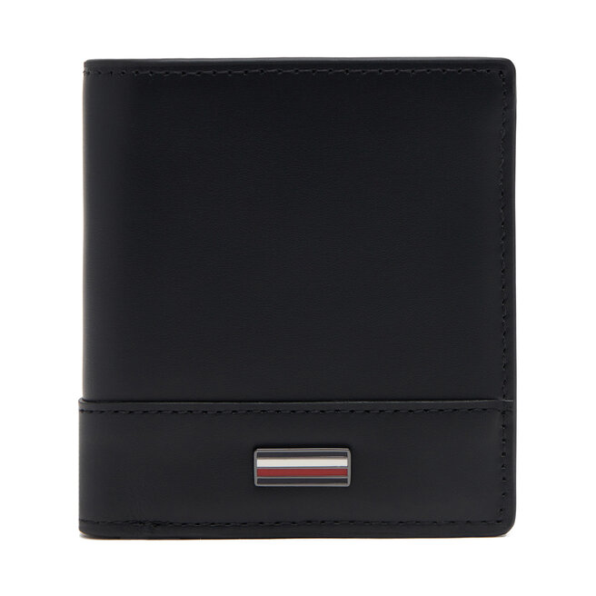 Duży Portfel Męski Tommy Hilfiger Th Corp Trifold - Czarny
