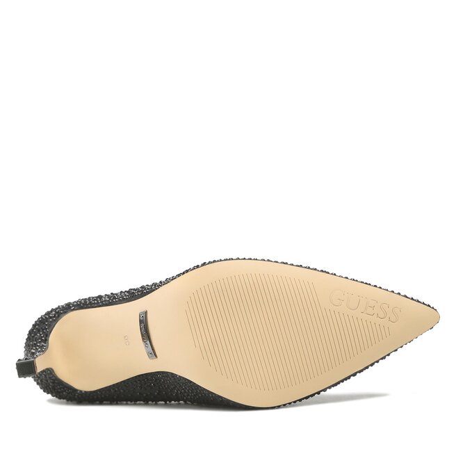 Guess Pantofi cu toc subțire Guess Silks FL5SLK SAT08 BLACK