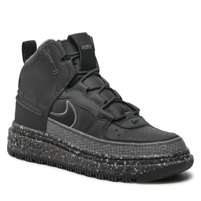 Nike Air Force 1 Boot Nn DD0747 001 Dk Smoke Grey Black