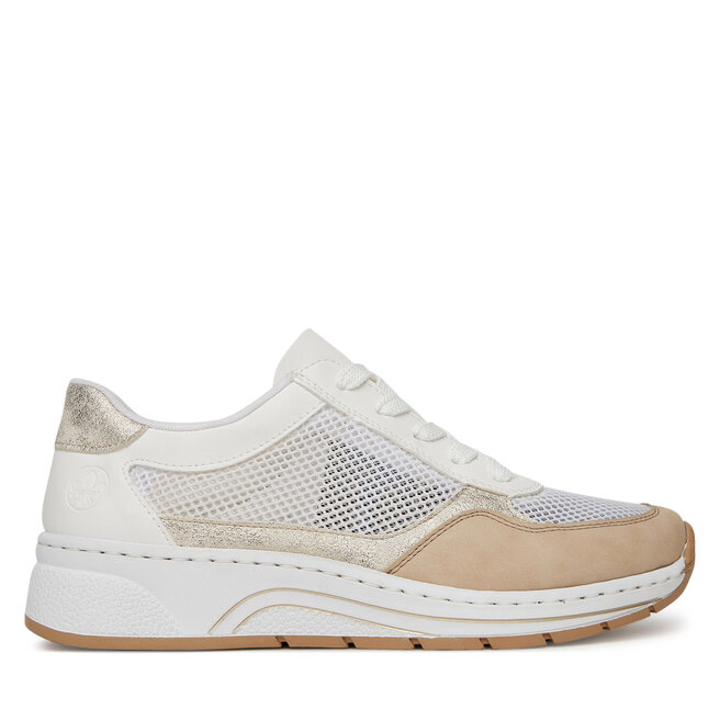 Sneakersy Rieker CEO-N6503-80 Biały - kobiece