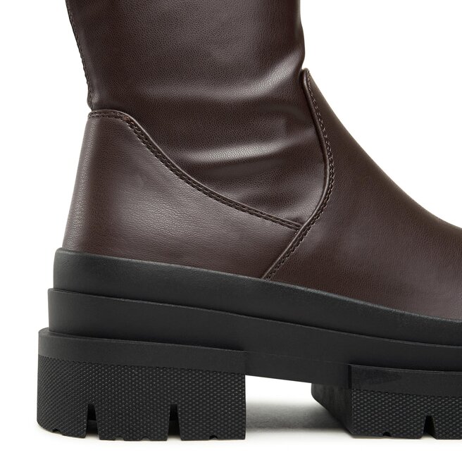 ONLY Shoes Polokozačky ONLY Shoes Onlbeatrix-3 15304757 Brown Stone 4327238