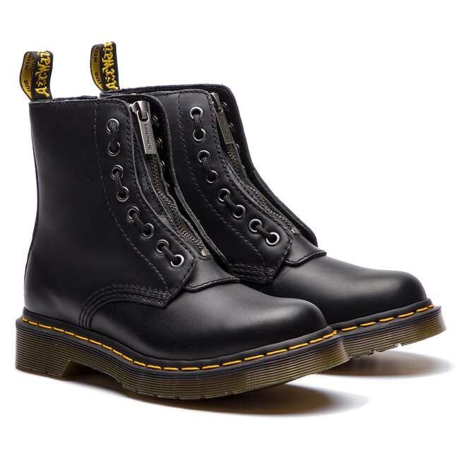 Kerzai Dr. Martens 1460 Pascal Frnt Zip 23863001 Black Nappa •  Www.eavalyne.lt