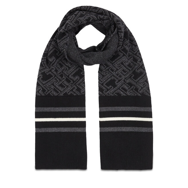 Szalik Tommy Hilfiger Monogram Aop Scarf - Czarny