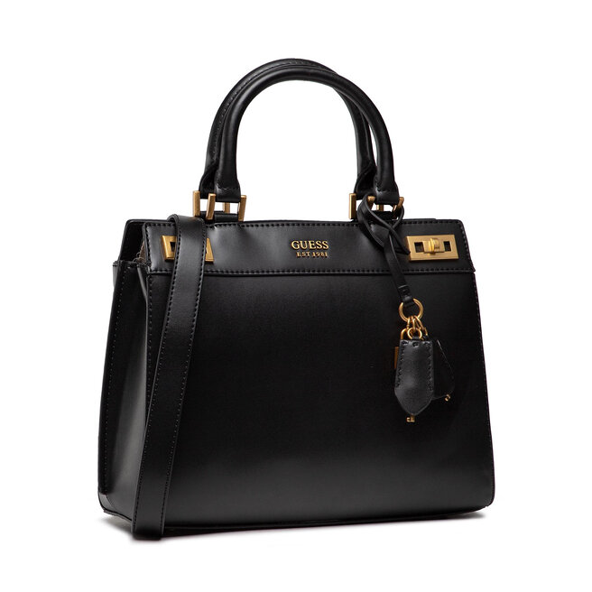 Guess Дамска чанта Guess Katey Luxury Satchel HWVB78 70260 BLA
