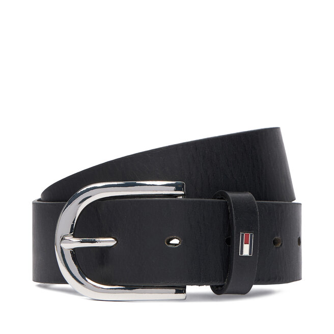 Pasek Damski Tommy Hilfiger New Danny Belt WW0WW11590 Czarny -