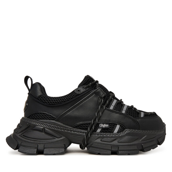 Sneakersy Buffalo Saturn Lace 1410131 Czarny - kobiece