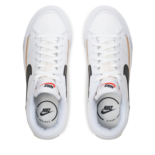 Sneakersy Nike Court Legacy Lift DM7590 100 Biały eobuwie com pl