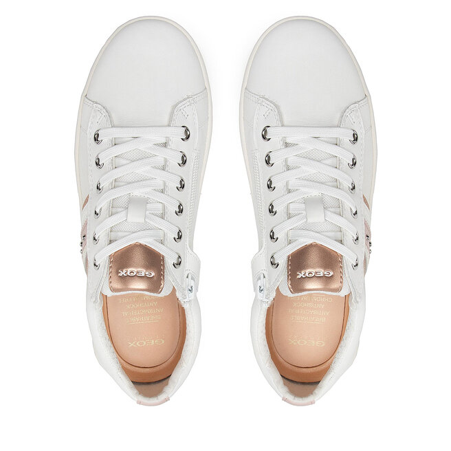Geox Αθλητικά Geox J Kathe G. F J16EUF 00085 C1Z8W S White/Lt Rose
