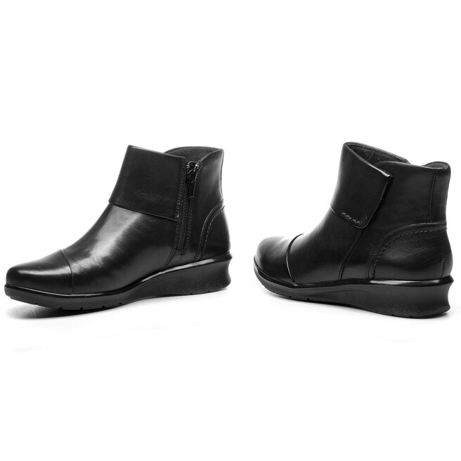 Clarks Hope Track 261378754 Black Leather epapoutsia.gr