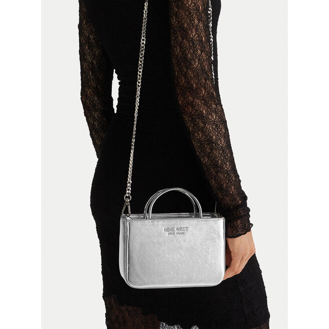 Torebka Nine West CEO-Astor Vibe-KY323-1 Srebrny -