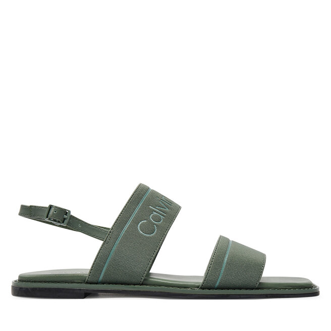 Sandały Calvin Klein Flat Sandal He - Zielony