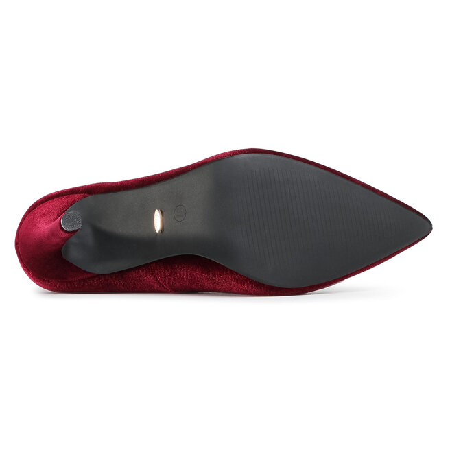 DeeZee Pantofi cu toc subțire DeeZee KLXT5520-12K Burgundy