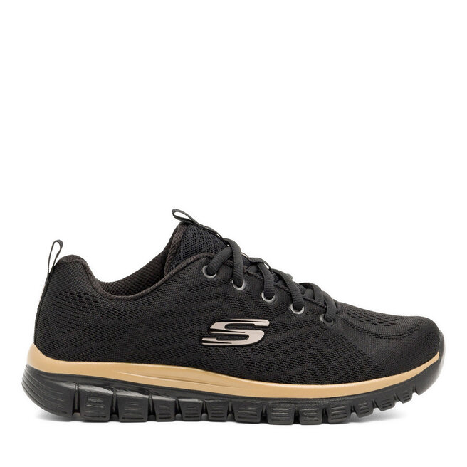 Sneakersy Skechers GRACEFUL - GET CONNECTED 12615 - Czarny