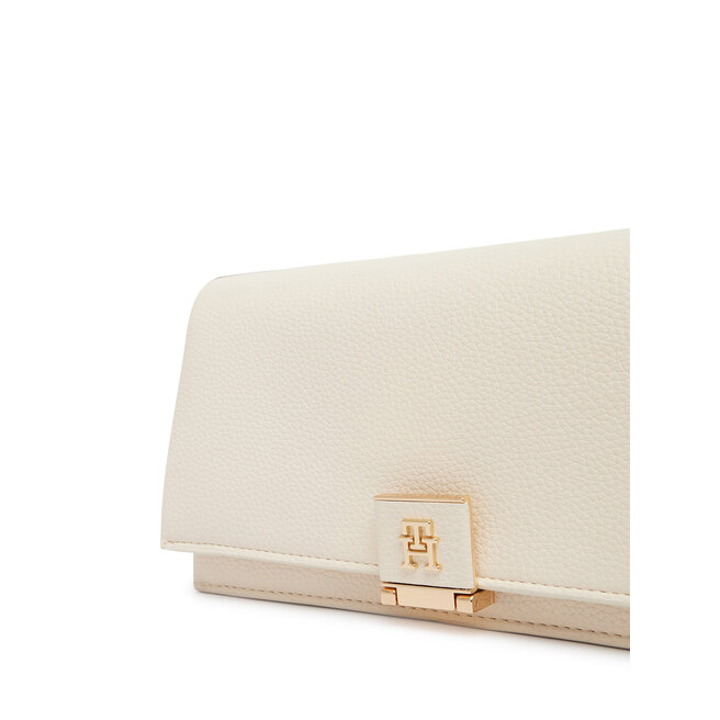 Torebka Tommy Hilfiger Th Her Chain Crossover AW0AW17403 Écru -