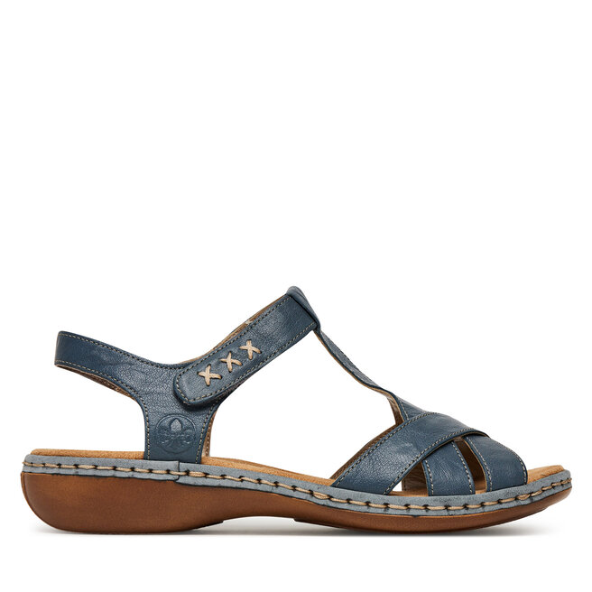Sandały Rieker 65919-12 Niebieski - kobiece