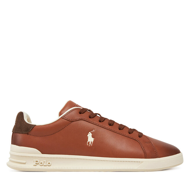 Sneakersy Polo Ralph Lauren Heritage Court II - Brązowy