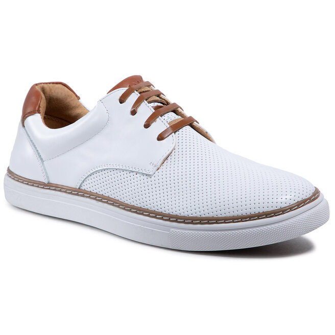 Pantofi GOE HH1N4035 White/Brown epantofi-Bărbați-Pantofi-De imagine noua