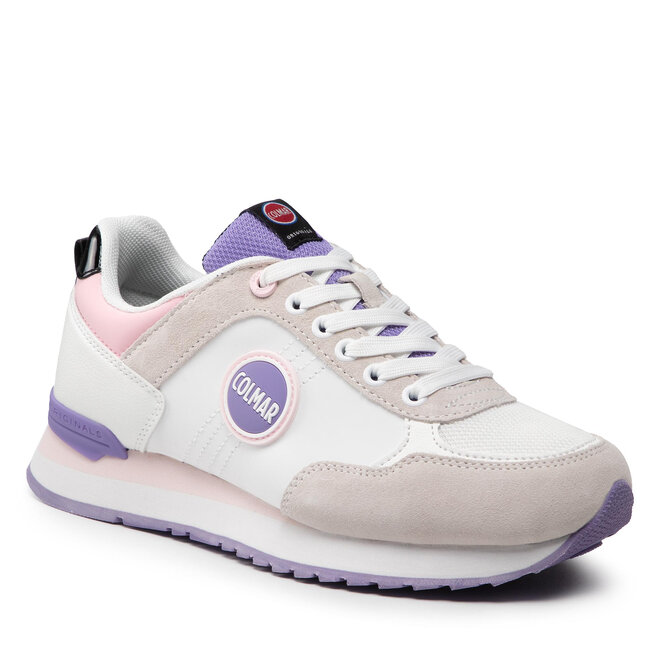 Sneakers Colmar Travis Mellow 071 White/Blush Pink/Purple 071 imagine noua gjx.ro