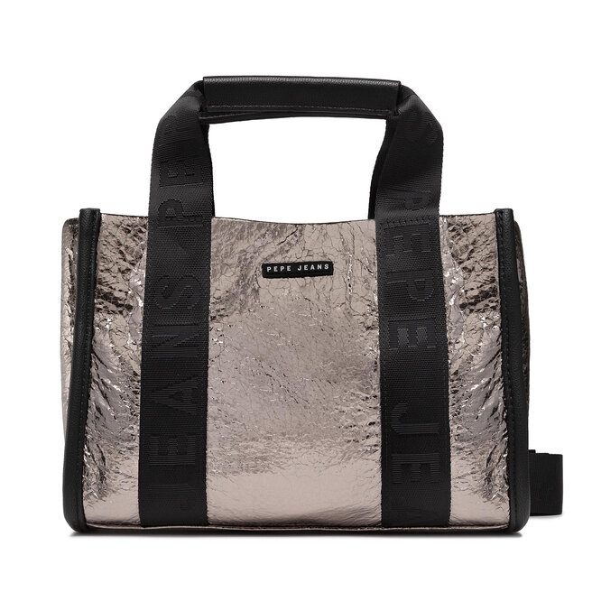 Geantă Pepe Jeans Claude Met PL031362 Chrome 952 952 imagine noua gjx.ro