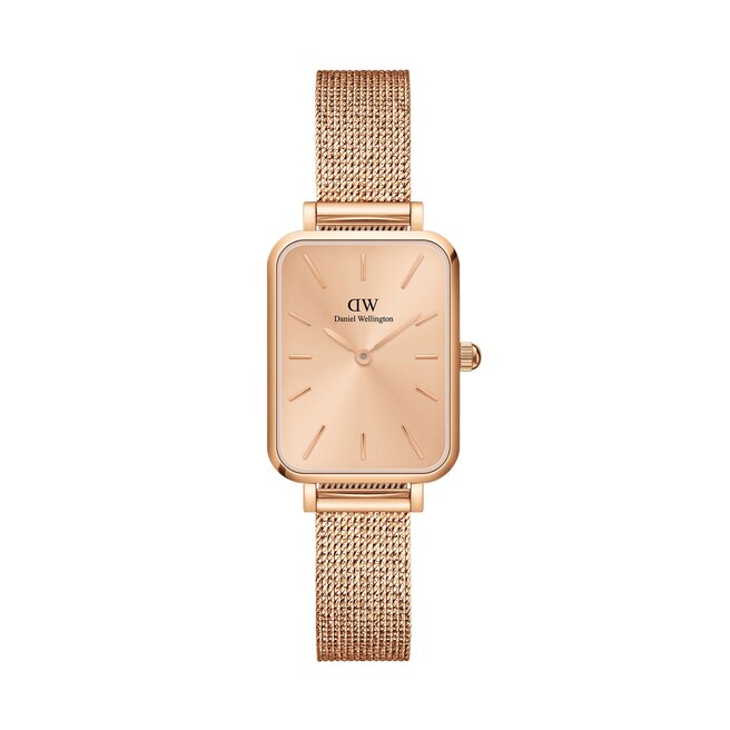 Daniel Wellington Hodinky Daniel Wellington Quadro DW00100484 Rose Gold/Rose Gold