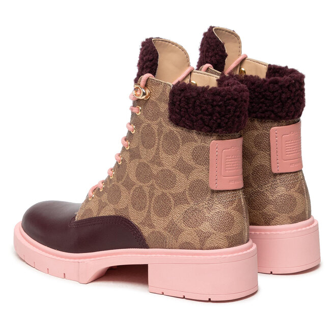 coach lorimer bootie pink