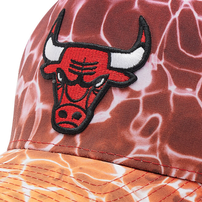 New Era Cappellino New Era Chicago Bulls Summer City A-Frame Trucker 60240316 Arancione