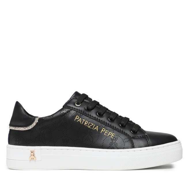 Patrizia Pepe Сникърси Patrizia Pepe PJ211.01 S Nero/Platino