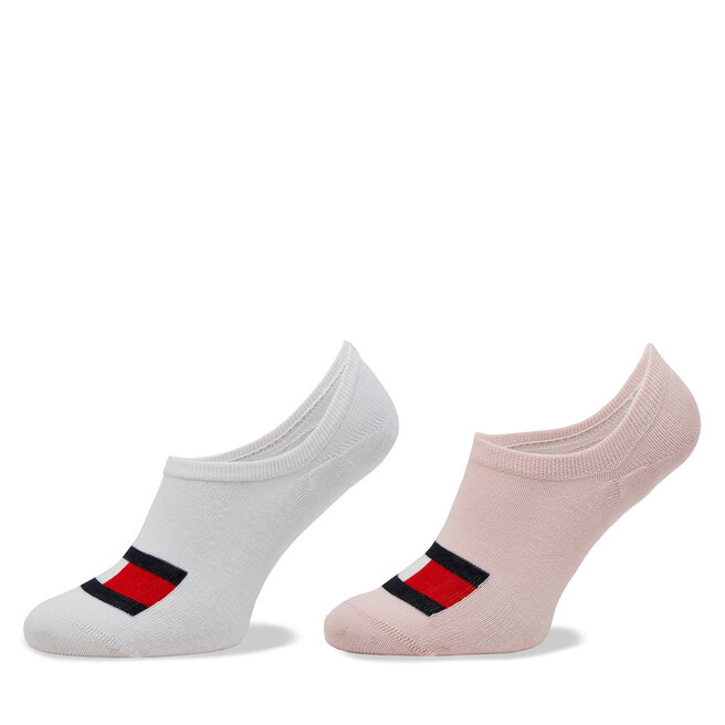 Lot de 2 paires de socquettes femme Tommy Hilfiger 701223779 Pink