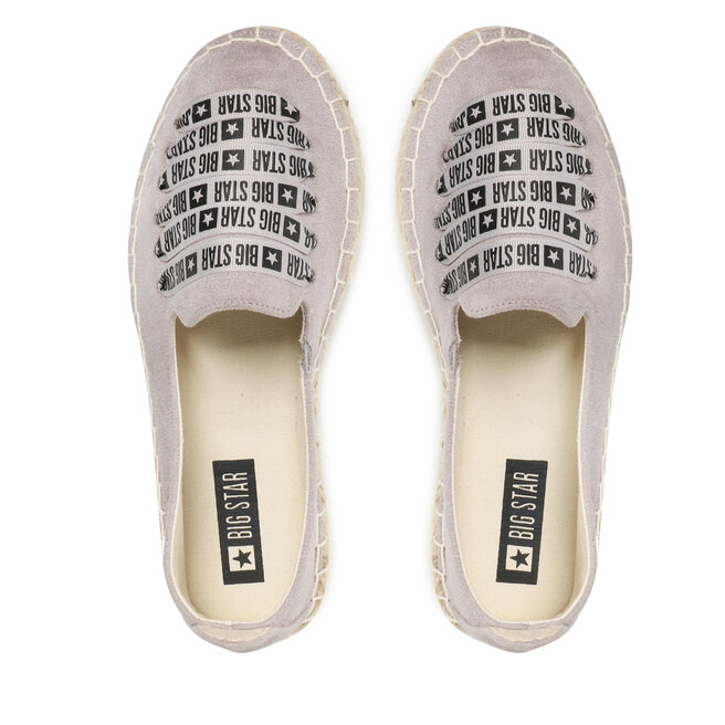 Big Star Shoes Espadrile Big Star ShoesBig Star Shoes JJ274890 Grey