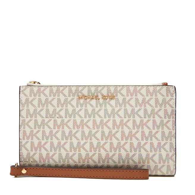 Duży Portfel Damski MICHAEL Michael Kors Jet Set - Beżowy
