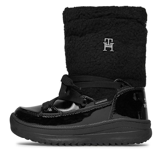 Tommy Hilfiger Cizme de zăpadă Tommy Hilfiger T3A6-33067-1630999 M Black 999