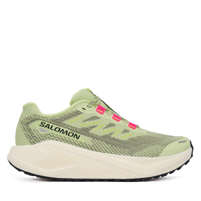 Buty do biegania Salomon Aero Blaze 3 Grvl L49106400 Zielony - kobiece