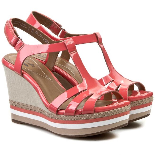 Sanda y Clarks Zia Wave 261058744 Coral eobuwie .pl