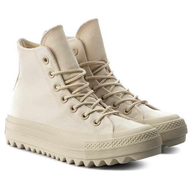 Converse Ctas Lift Ripple Hi 559857C Natural Natural Natural