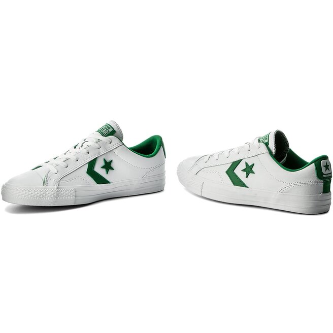 Converse Star Player Ox 159738C White/Green/White | zapatos.es