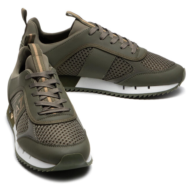 Sneakers EA7 Emporio Armani X8X027 XK050 N247 Grape Leaf/Gold Training ...